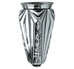 STAINLESS STEEL VASE FOR FIXING TO FRAME